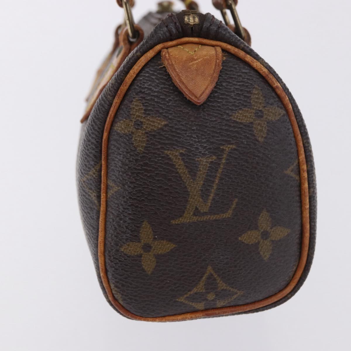 LOUIS VUITTON Monogram Mini Speedy Hand Bag M41534 LV Auth 202151
