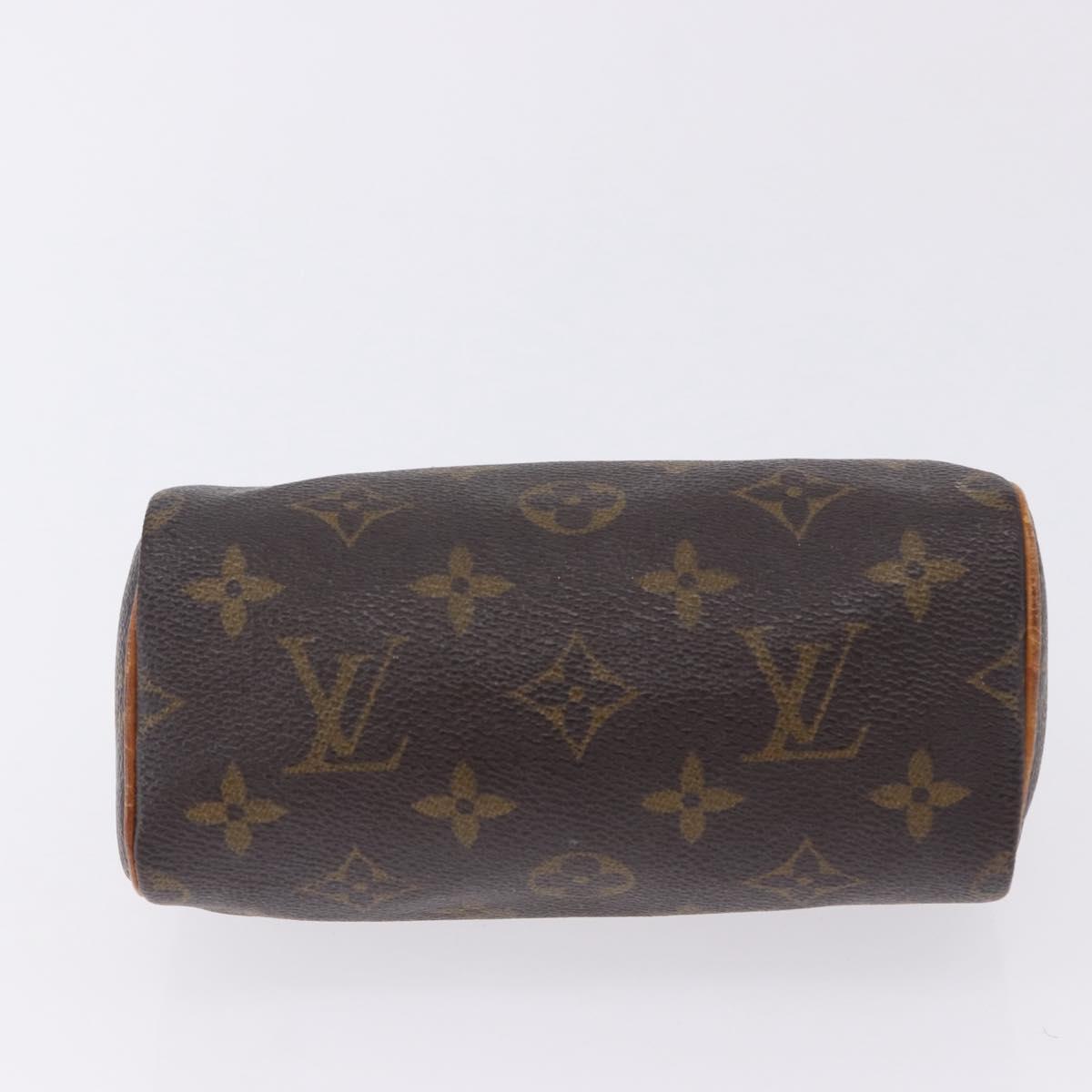 LOUIS VUITTON Monogram Mini Speedy Hand Bag M41534 LV Auth 202151