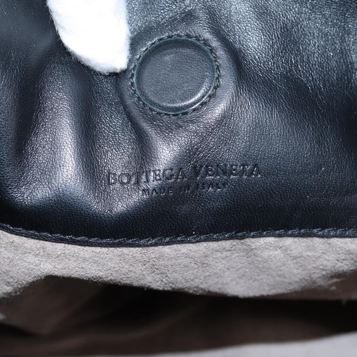 BOTTEGA VENETA INTRECCIATO Tote Bag Leather Black Auth 202154V