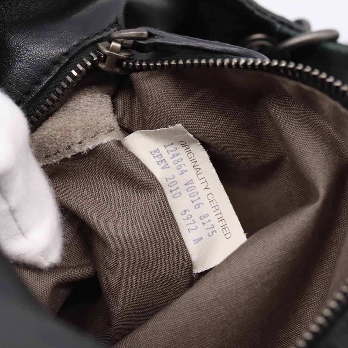 BOTTEGA VENETA INTRECCIATO Tote Bag Leather Black Auth 202154V
