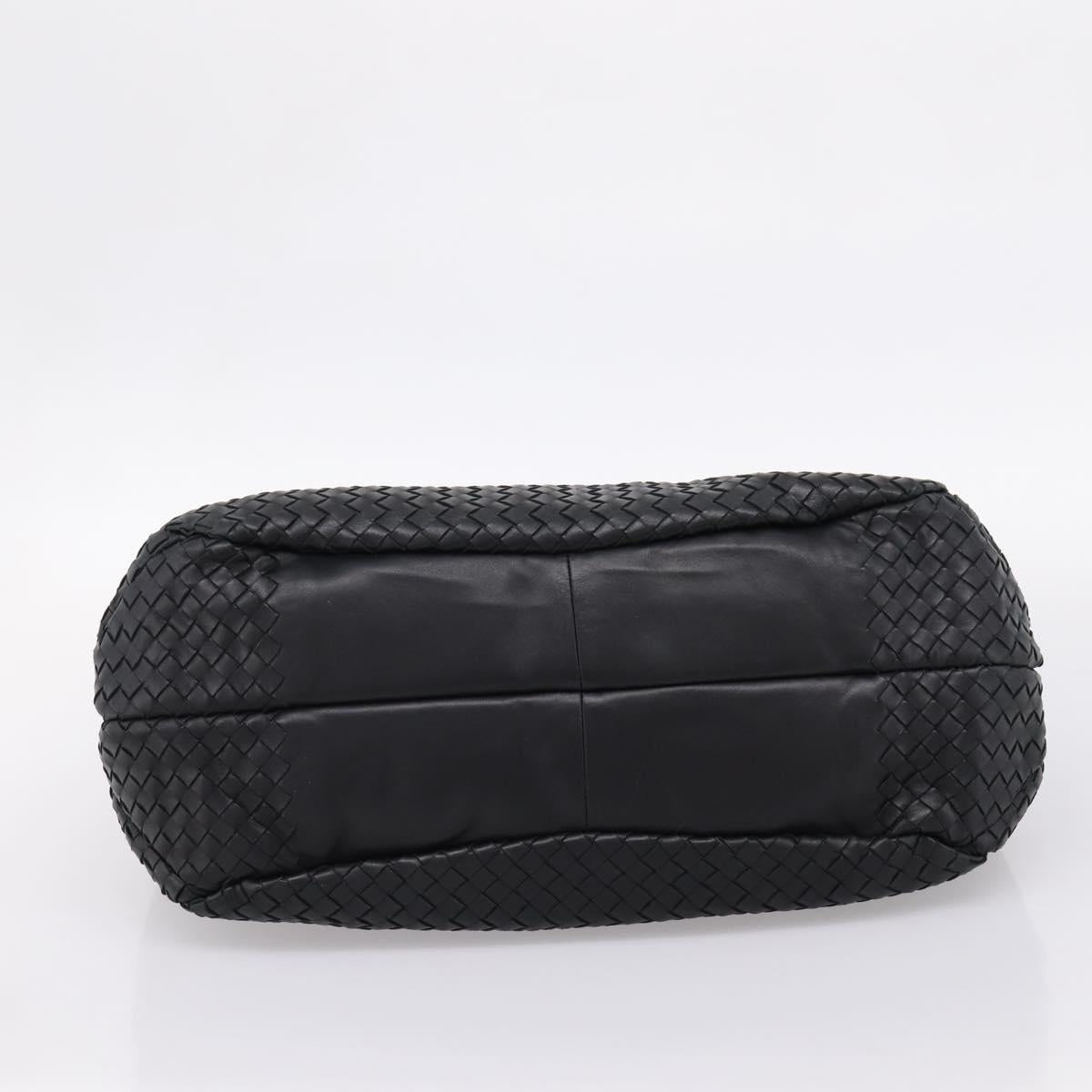 BOTTEGA VENETA INTRECCIATO Tote Bag Leather Black Auth 202154V