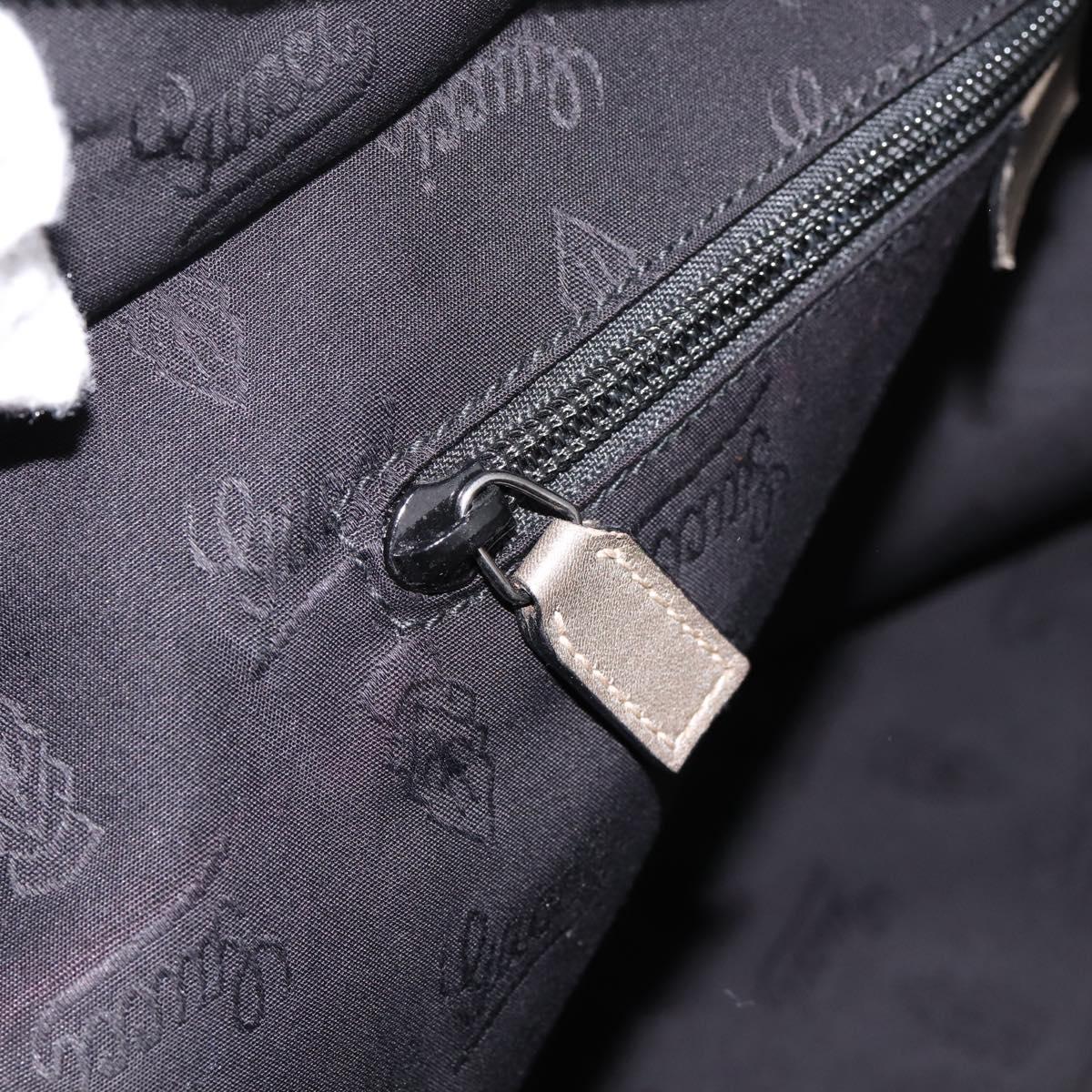 GUCCI GG Implementation Tote Bag PVC Leather Gold 211120 Auth 202165