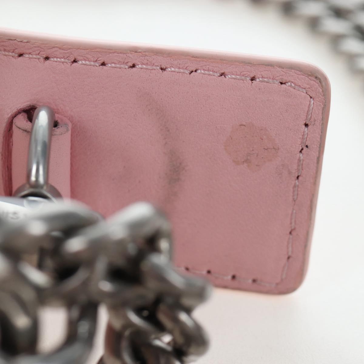 LOUIS VUITTON New Wave Chain Bag MM Shoulder Bag Pink M51944 LV Auth 202180V