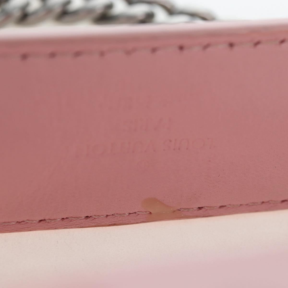 LOUIS VUITTON New Wave Chain Bag MM Shoulder Bag Pink M51944 LV Auth 202180V