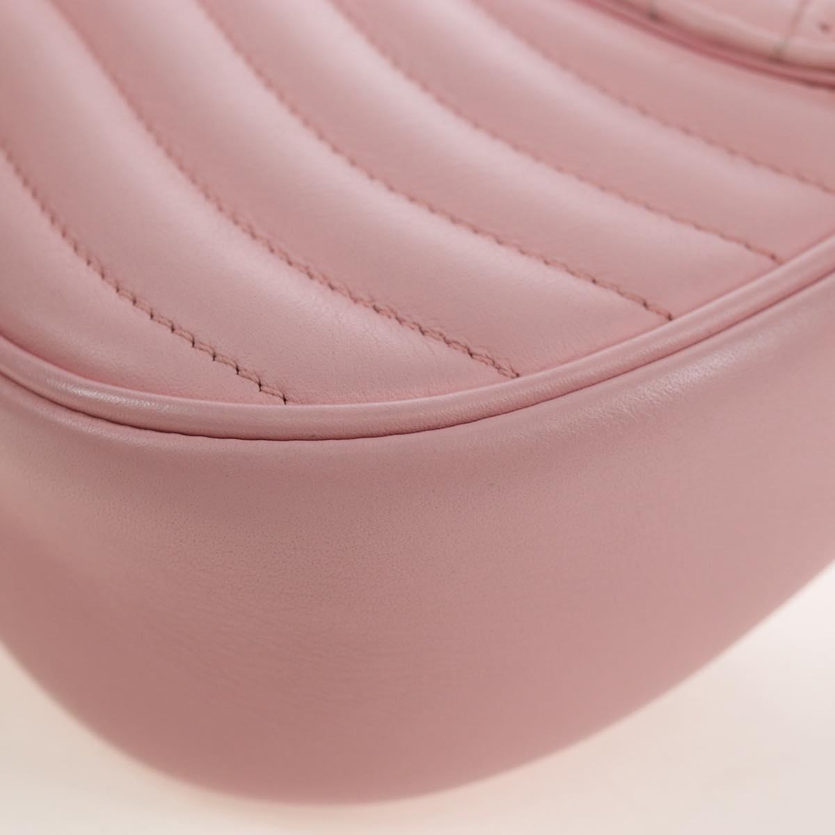 LOUIS VUITTON New Wave Chain Bag MM Shoulder Bag Pink M51944 LV Auth 202180V