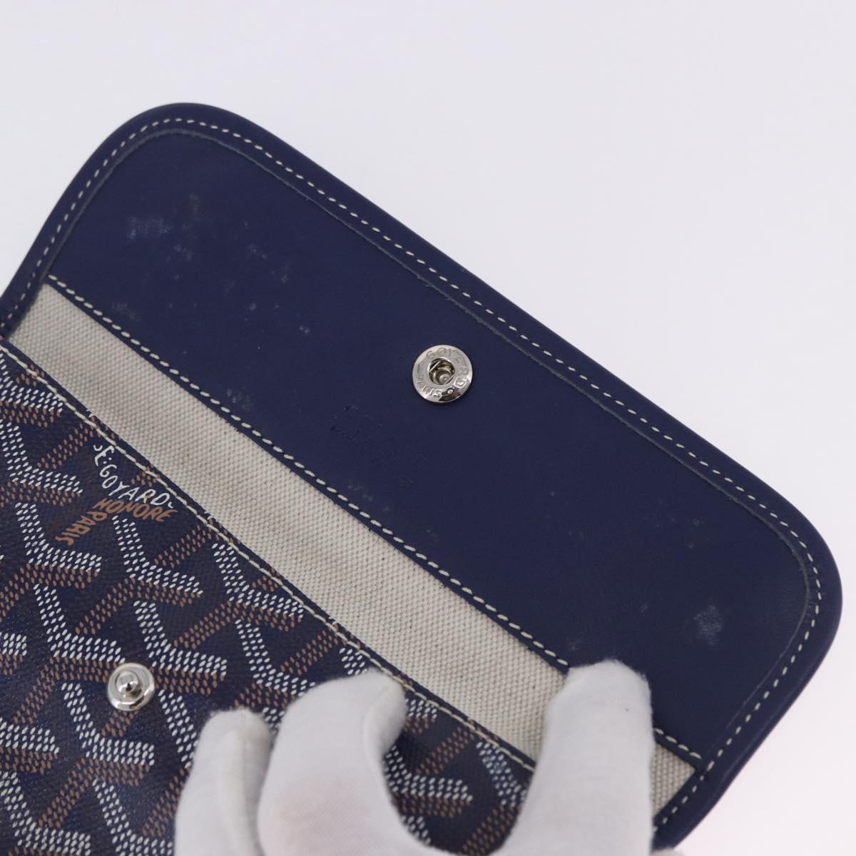 GOYARD Saint Louis PM Tote Bag PVC Leather Navy Auth 202188A