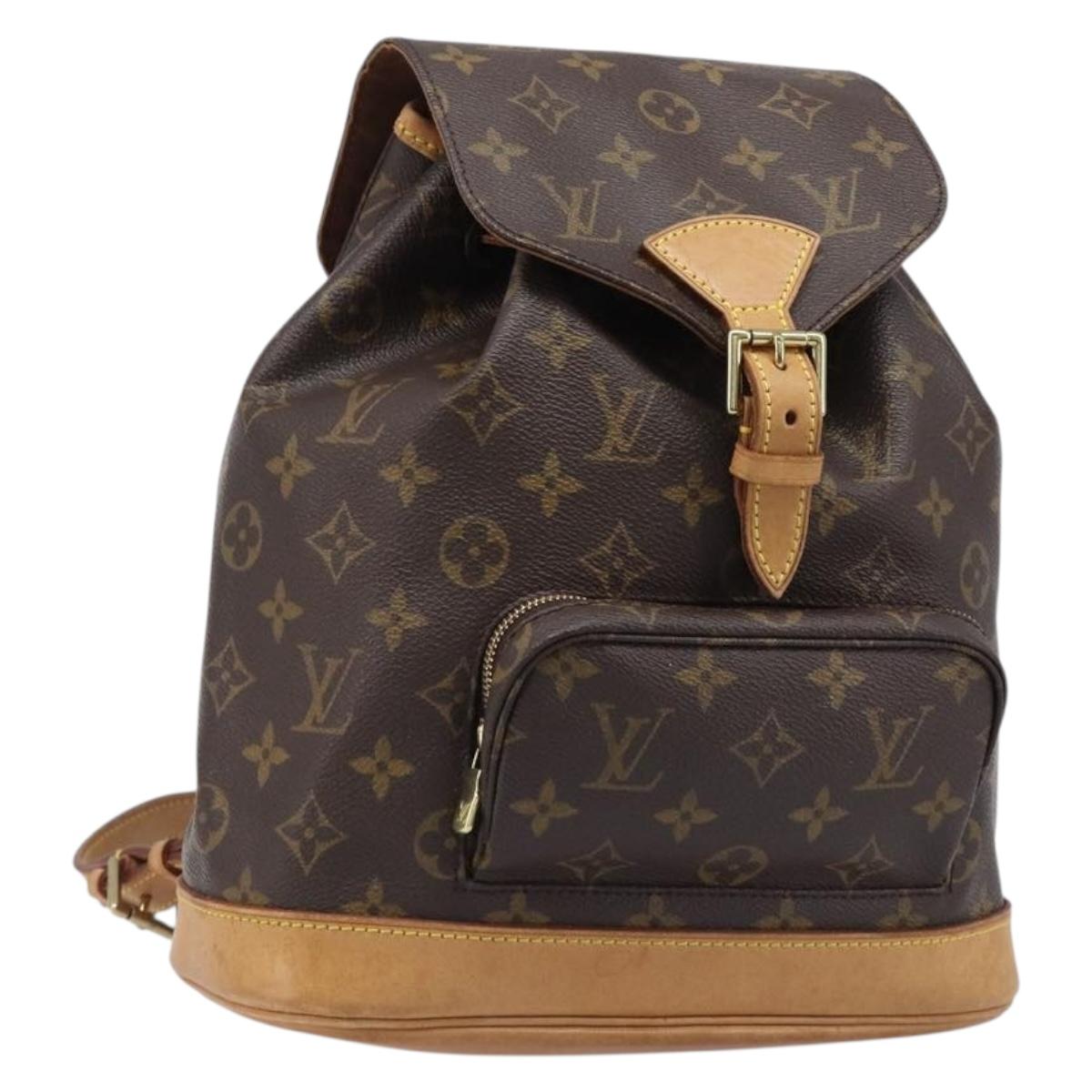 LOUIS VUITTON Monogram Montsouris MM Backpack M51136 LV Auth 202189V
