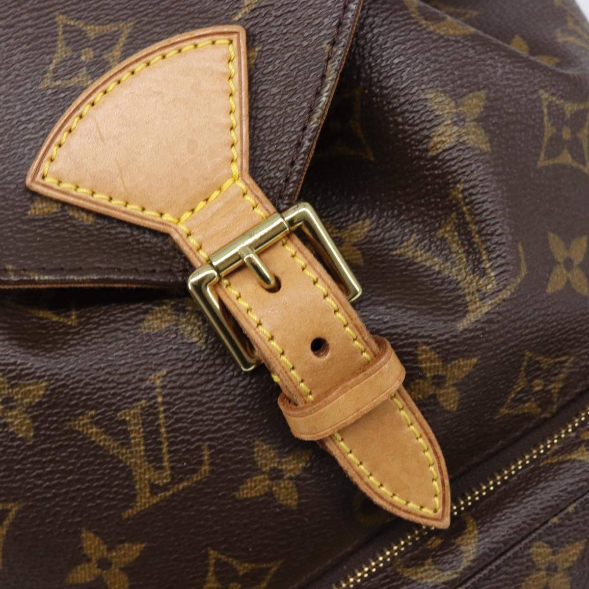 LOUIS VUITTON Monogram Montsouris MM Backpack M51136 LV Auth 202189V