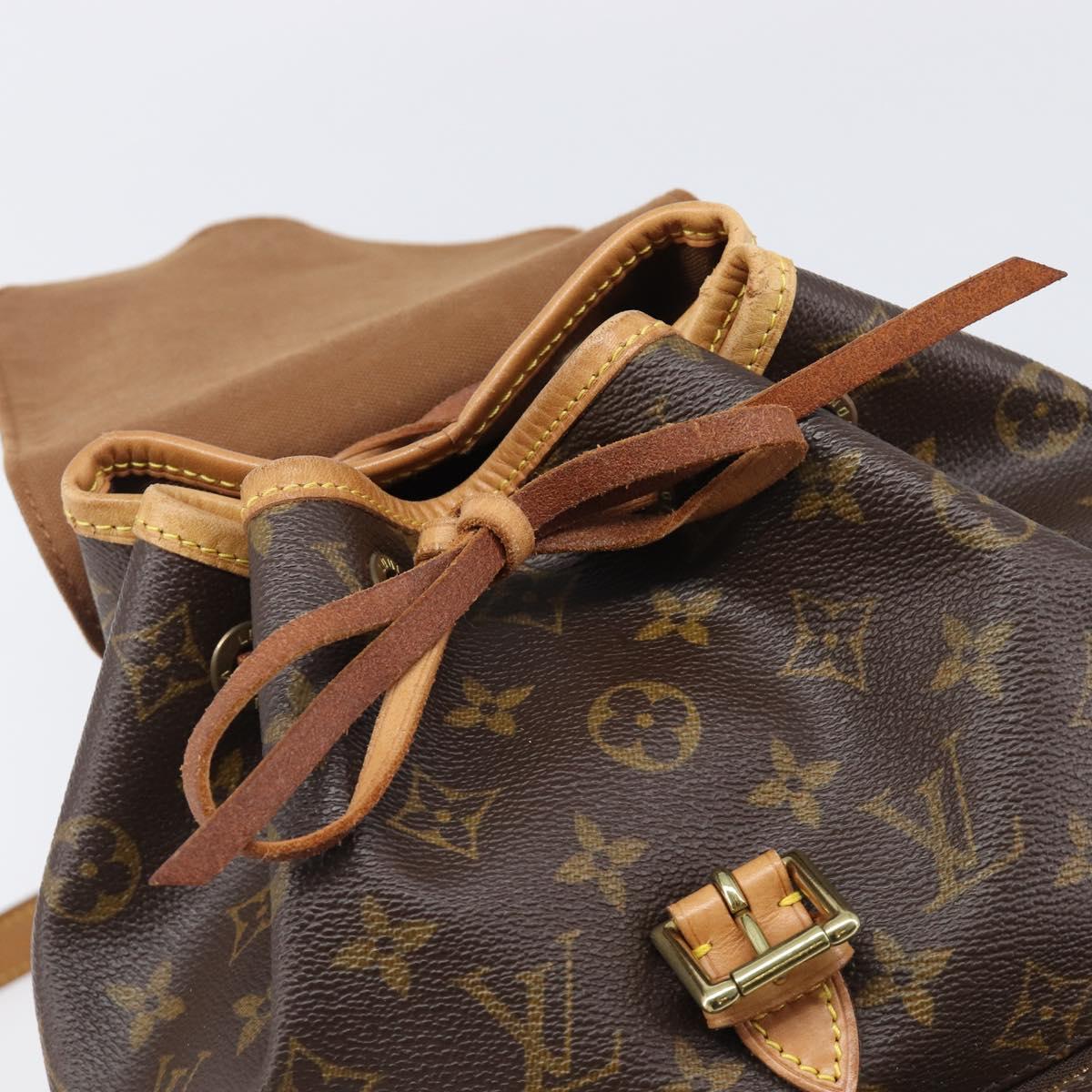 LOUIS VUITTON Monogram Montsouris MM Backpack M51136 LV Auth 202189V
