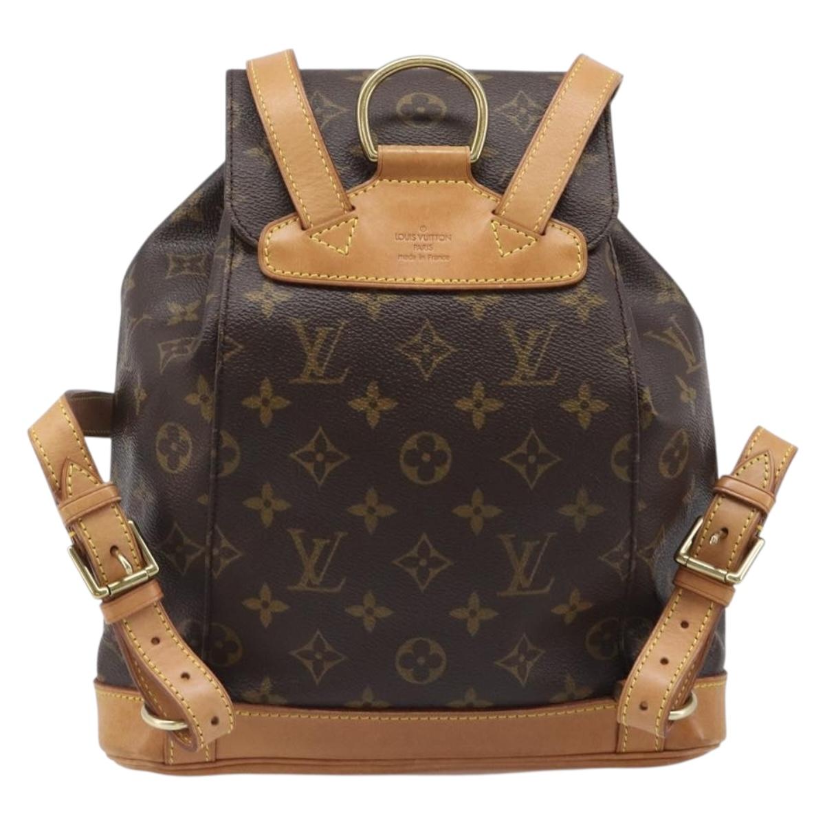 LOUIS VUITTON Monogram Montsouris MM Backpack M51136 LV Auth 202189V