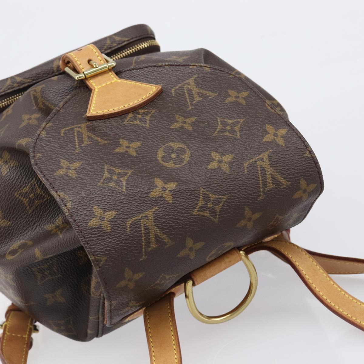 LOUIS VUITTON Monogram Montsouris MM Backpack M51136 LV Auth 202189V