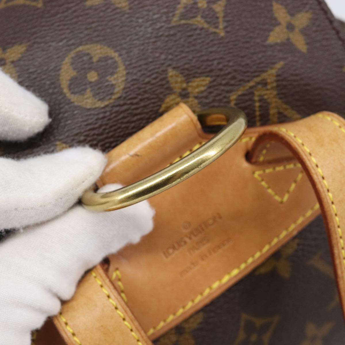 LOUIS VUITTON Monogram Montsouris MM Backpack M51136 LV Auth 202189V