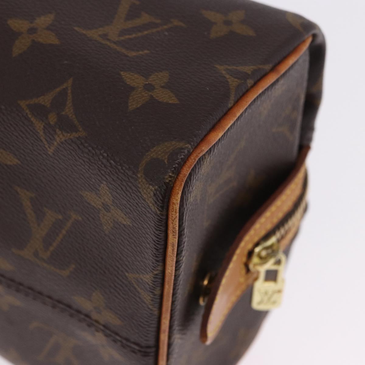LOUIS VUITTON Monogram Trousse Patte Pression Cosmetic Pouch M47636 Auth 202190V