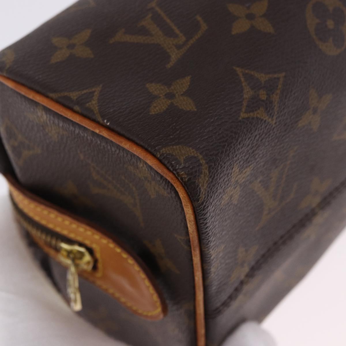 LOUIS VUITTON Monogram Trousse Patte Pression Cosmetic Pouch M47636 Auth 202190V