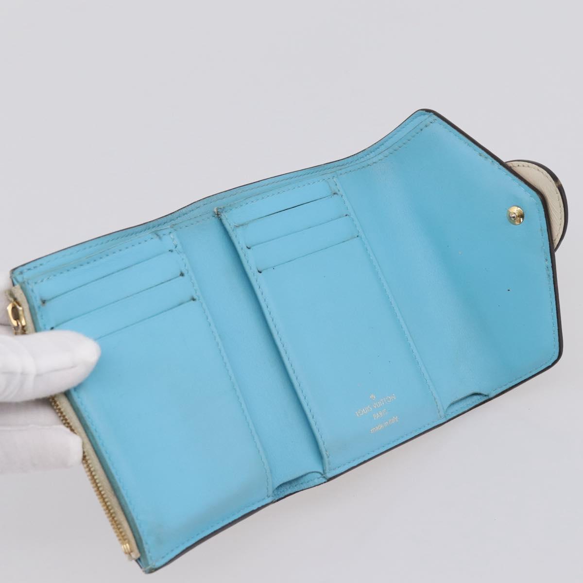 LOUIS VUITTON Portefeuille LV Pont Neuf Wallet Leather Ivory M69176 Auth 202193