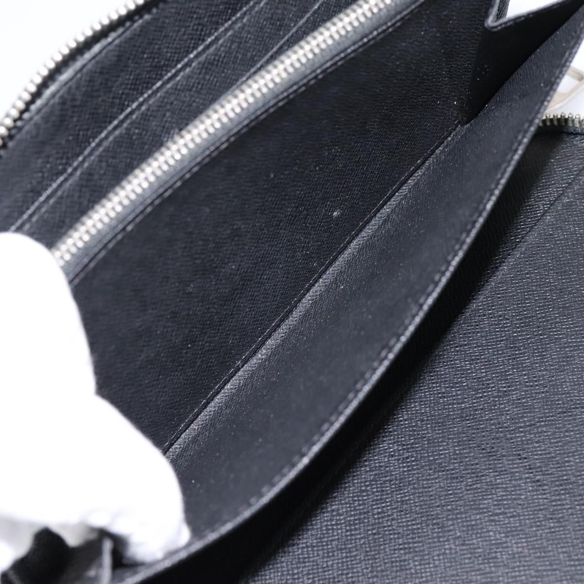 LOUIS VUITTON Damier Graphite Zippy Organizer Long Wallet N63077 LV Auth 202198