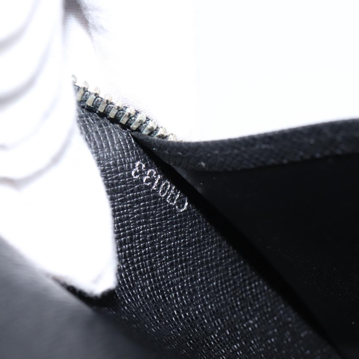 LOUIS VUITTON Damier Graphite Zippy Organizer Long Wallet N63077 LV Auth 202198