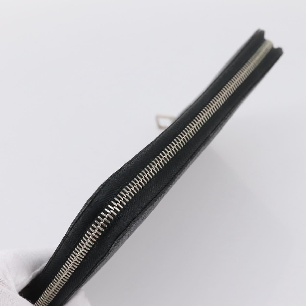 LOUIS VUITTON Damier Graphite Zippy Organizer Long Wallet N63077 LV Auth 202198