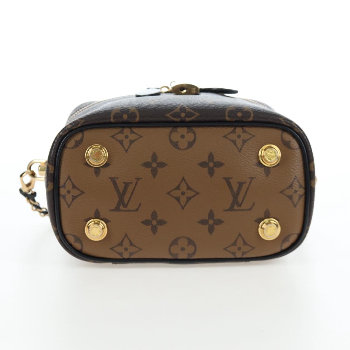 LOUIS VUITTON Monogram Reverse Vanity NVPM Hand Bag 2way M45165 LV Auth 202201SM
