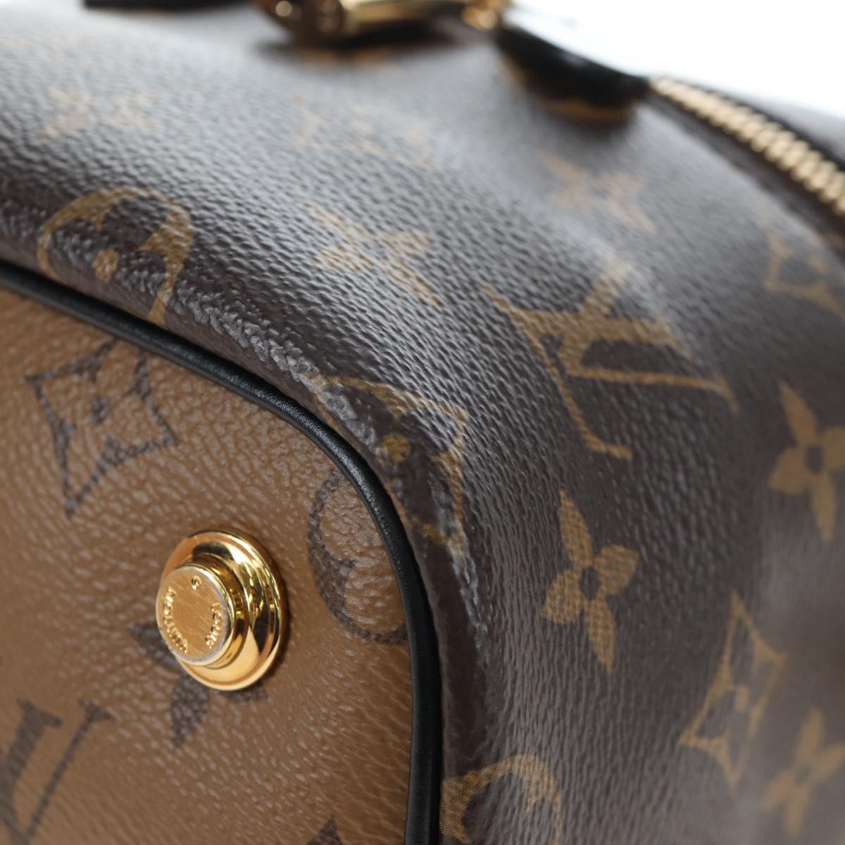 LOUIS VUITTON Monogram Reverse Vanity NVPM Hand Bag 2way M45165 LV Auth 202201SM