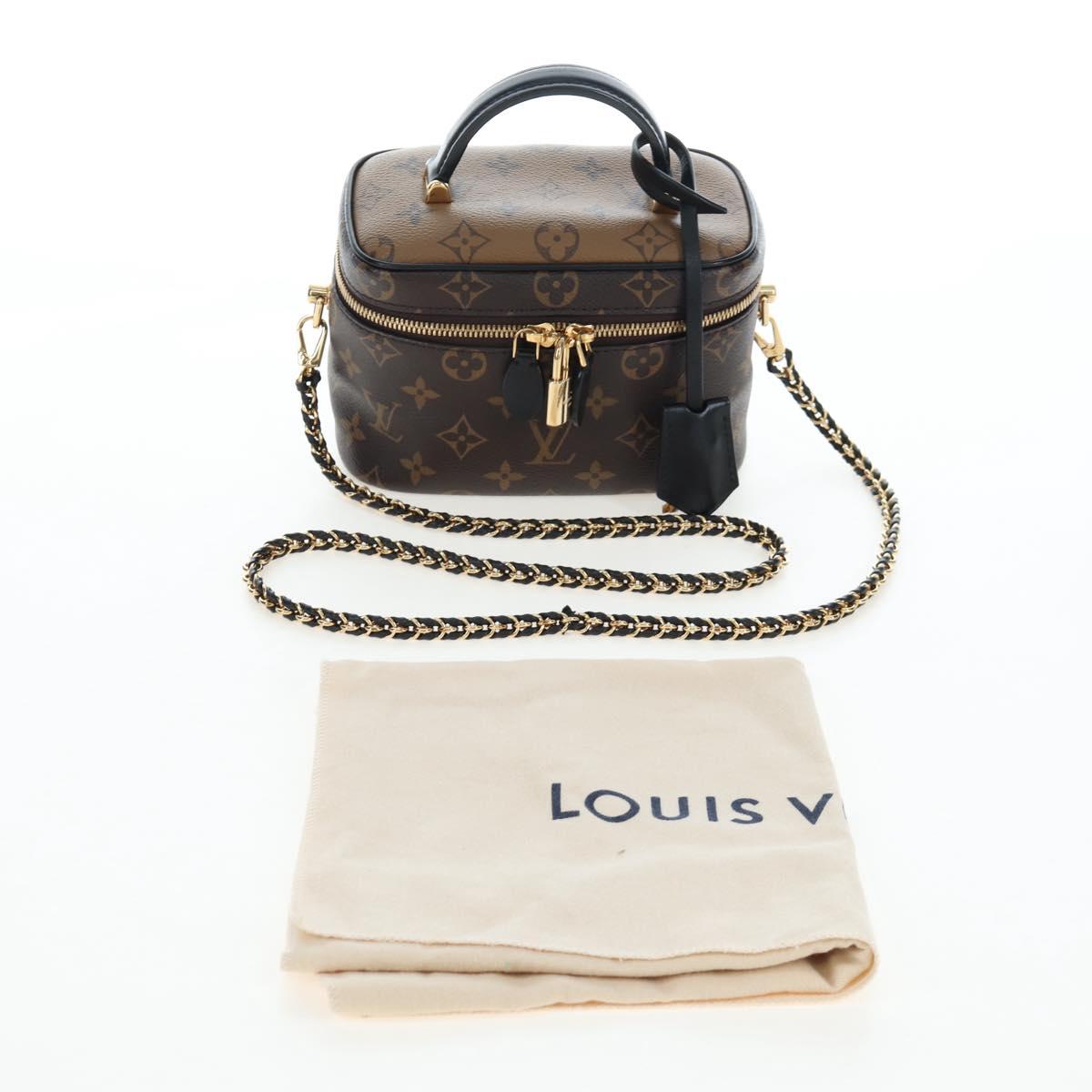 LOUIS VUITTON Monogram Reverse Vanity NVPM Hand Bag 2way M45165 LV Auth 202201SM