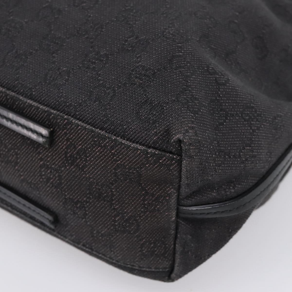 GUCCI GG Canvas Tote Bag Black 101341 Auth 202202