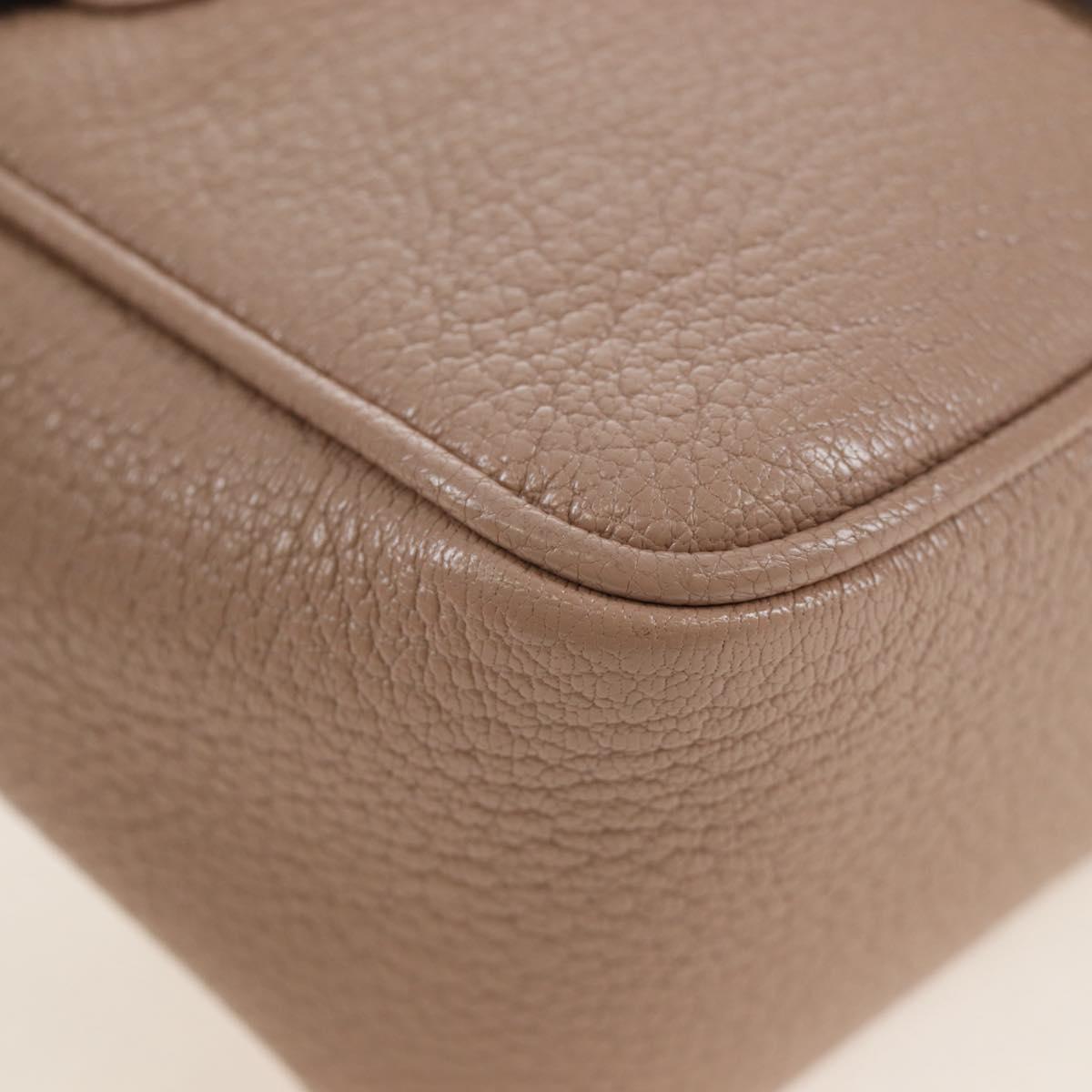 Miu Miu Shoulder Bag Leather 2way Pink Gold Auth 202204M