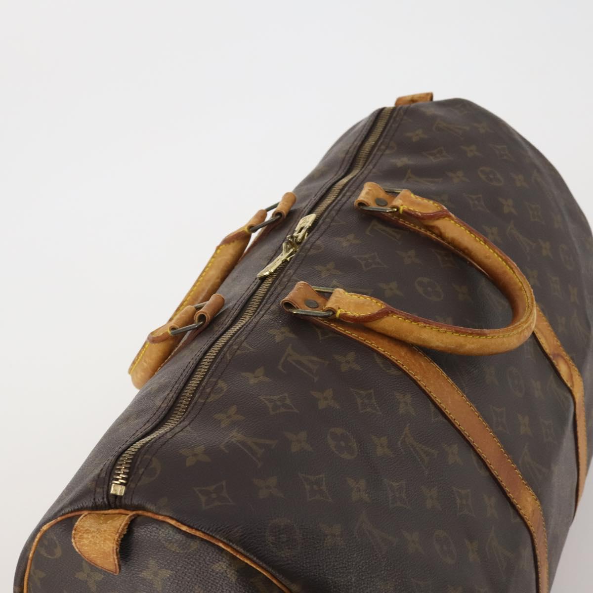 LOUIS VUITTON Monogram Keepall 50 Boston Bag M41426 LV Auth 202210