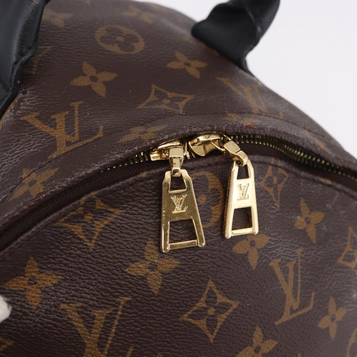 LOUIS VUITTON Monogram Palm Springs MM Backpack M44874 LV Auth 202223