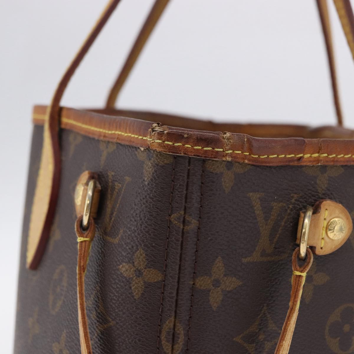 LOUIS VUITTON Monogram Neverfull PM Tote Bag M40155 LV Auth 202230