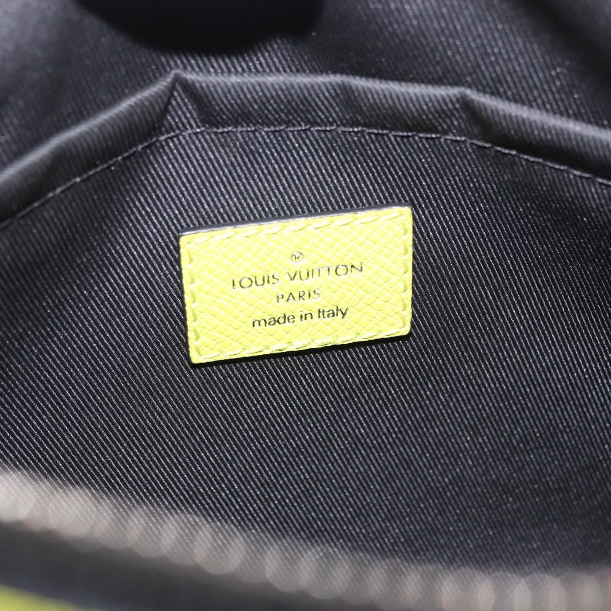 LOUIS VUITTON Taigalama Outdoor Messenger PM Bag Yellow M30239 LV Auth 202236M