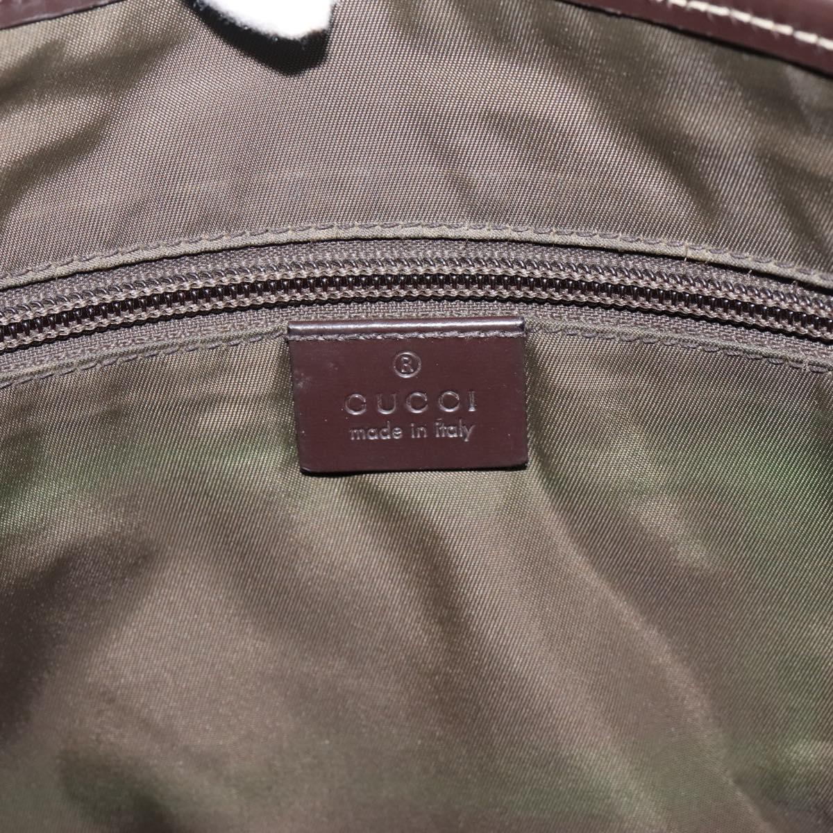 GUCCI GG Supreme Shoulder Bag PVC Beige 222291 Auth 202237