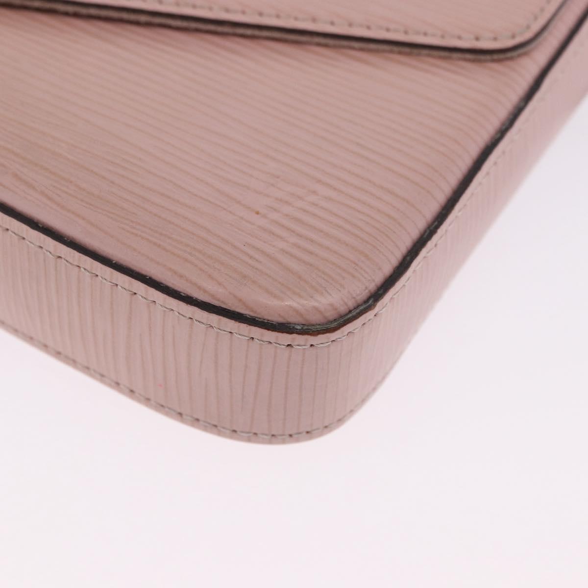 LOUIS VUITTON Epi Pochette Felice Shoulder Bag Rose Claire M62467 Auth 202241A