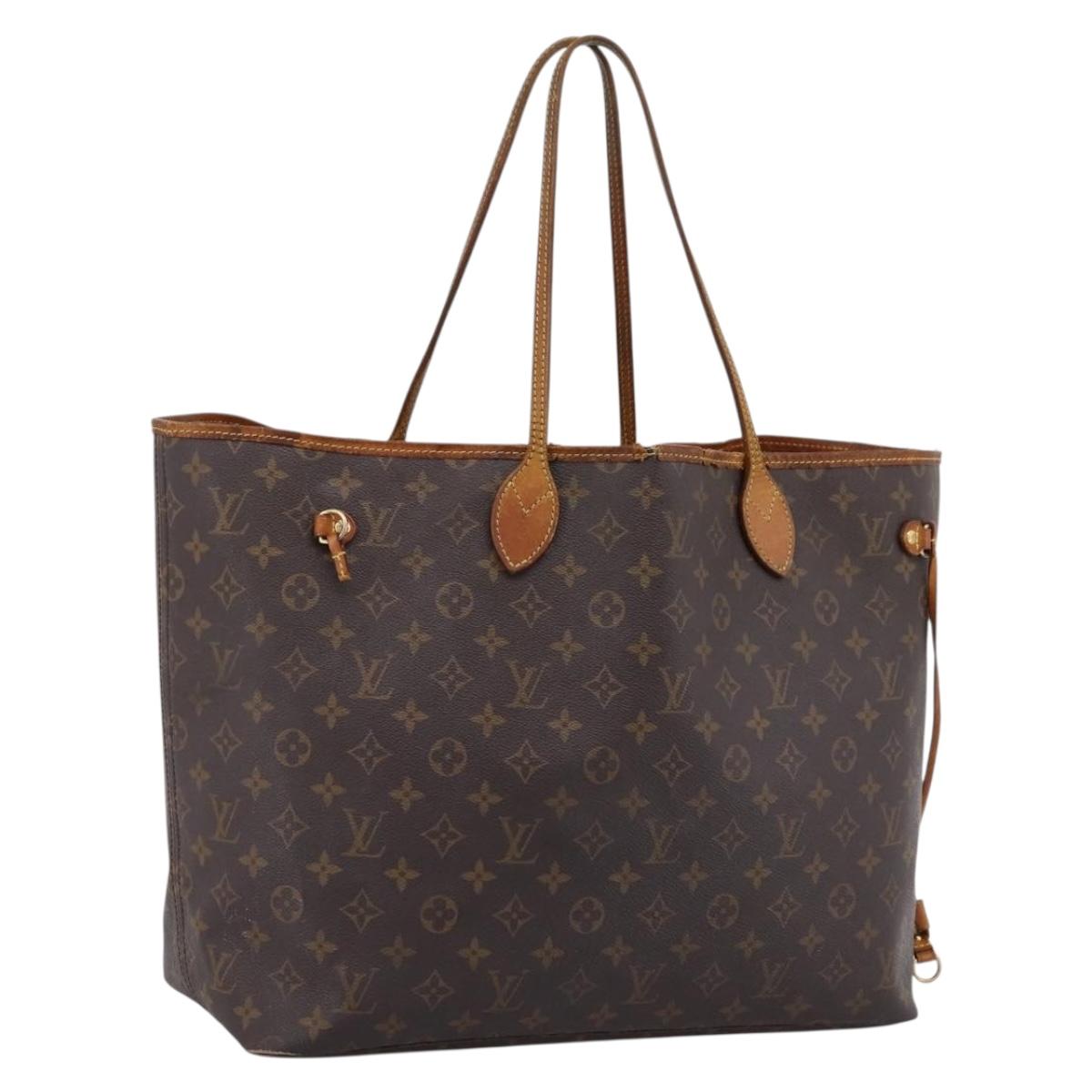LOUIS VUITTON Monogram Neverfull GM Tote Bag M40157 LV Auth 202247