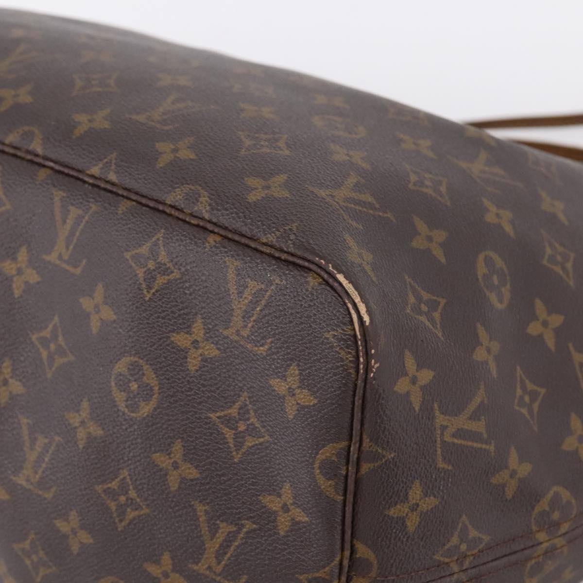LOUIS VUITTON Monogram Neverfull GM Tote Bag M40157 LV Auth 202247