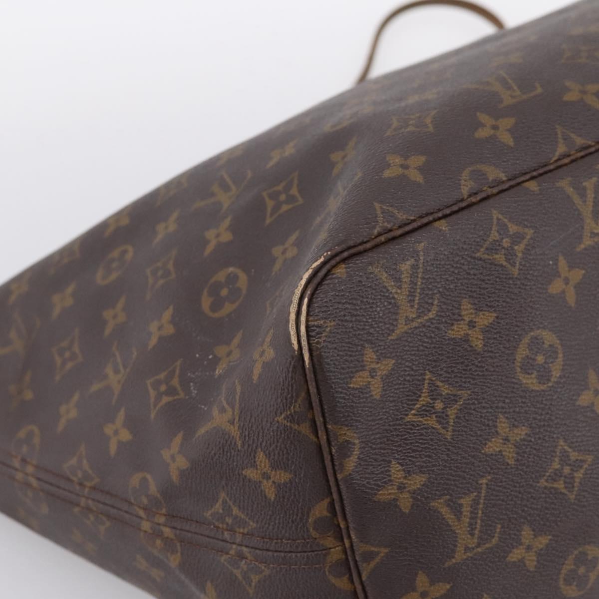 LOUIS VUITTON Monogram Neverfull GM Tote Bag M40157 LV Auth 202247
