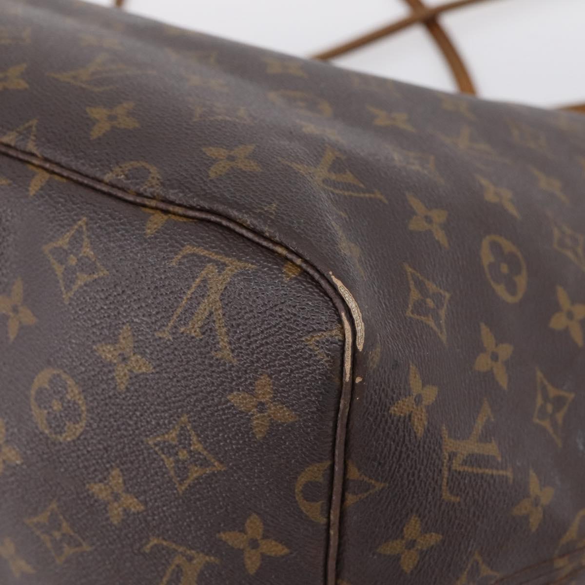 LOUIS VUITTON Monogram Neverfull GM Tote Bag M40157 LV Auth 202247