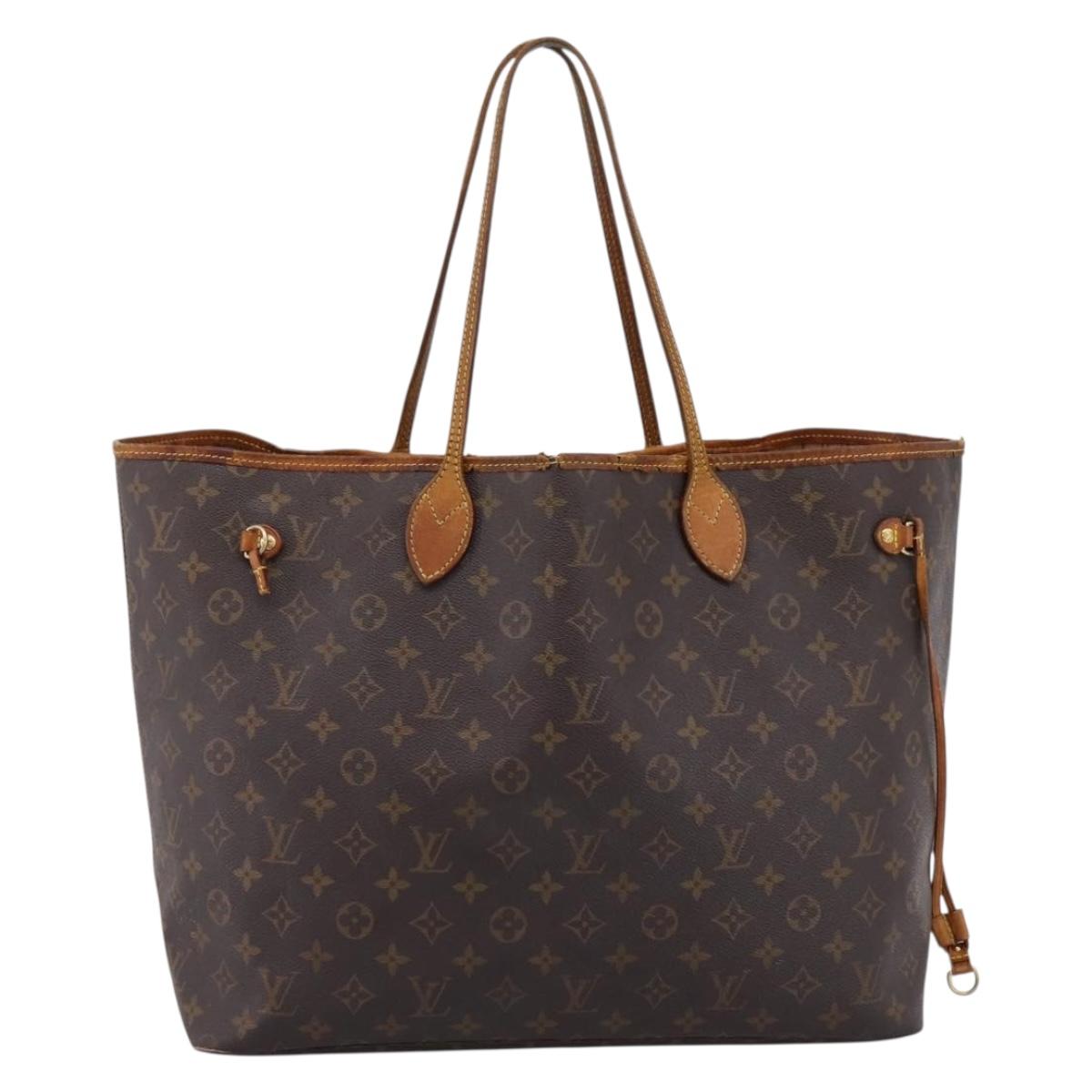 LOUIS VUITTON Monogram Neverfull GM Tote Bag M40157 LV Auth 202247