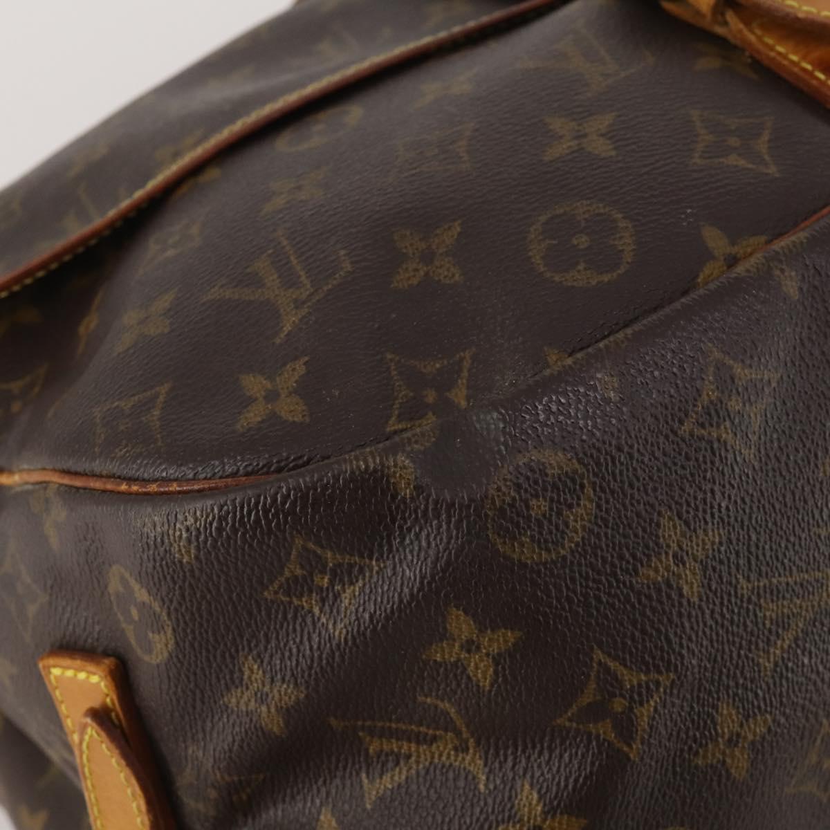 LOUIS VUITTON Monogram Saumur 35 Shoulder Bag M42254 LV Auth 202248
