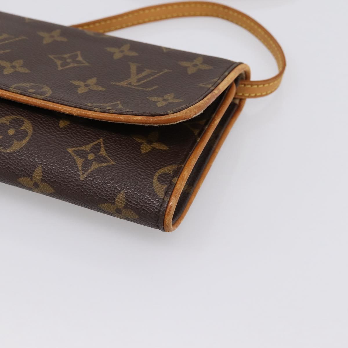 LOUIS VUITTON Monogram Pochette Twin GM Shoulder Bag M51852 LV Auth 202254