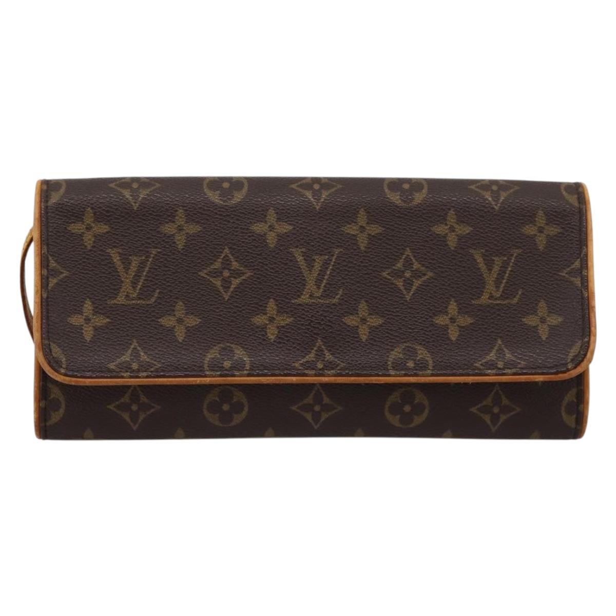 LOUIS VUITTON Monogram Pochette Twin GM Shoulder Bag M51852 LV Auth 202254