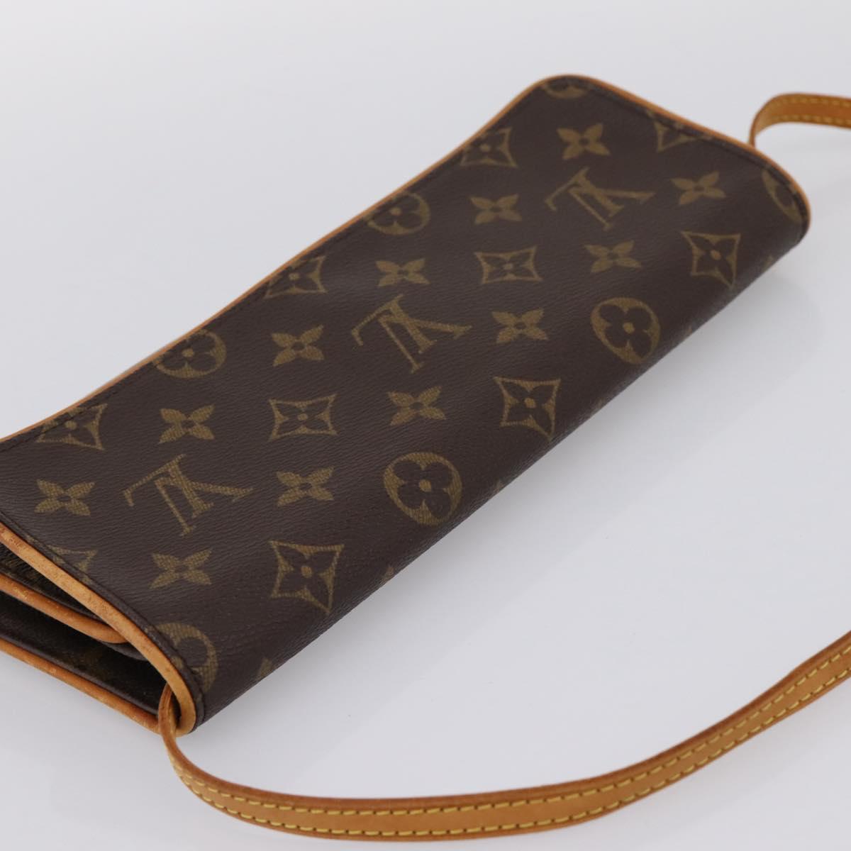LOUIS VUITTON Monogram Pochette Twin GM Shoulder Bag M51852 LV Auth 202254
