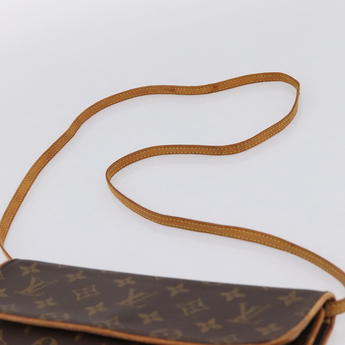 LOUIS VUITTON Monogram Pochette Twin GM Shoulder Bag M51852 LV Auth 202254