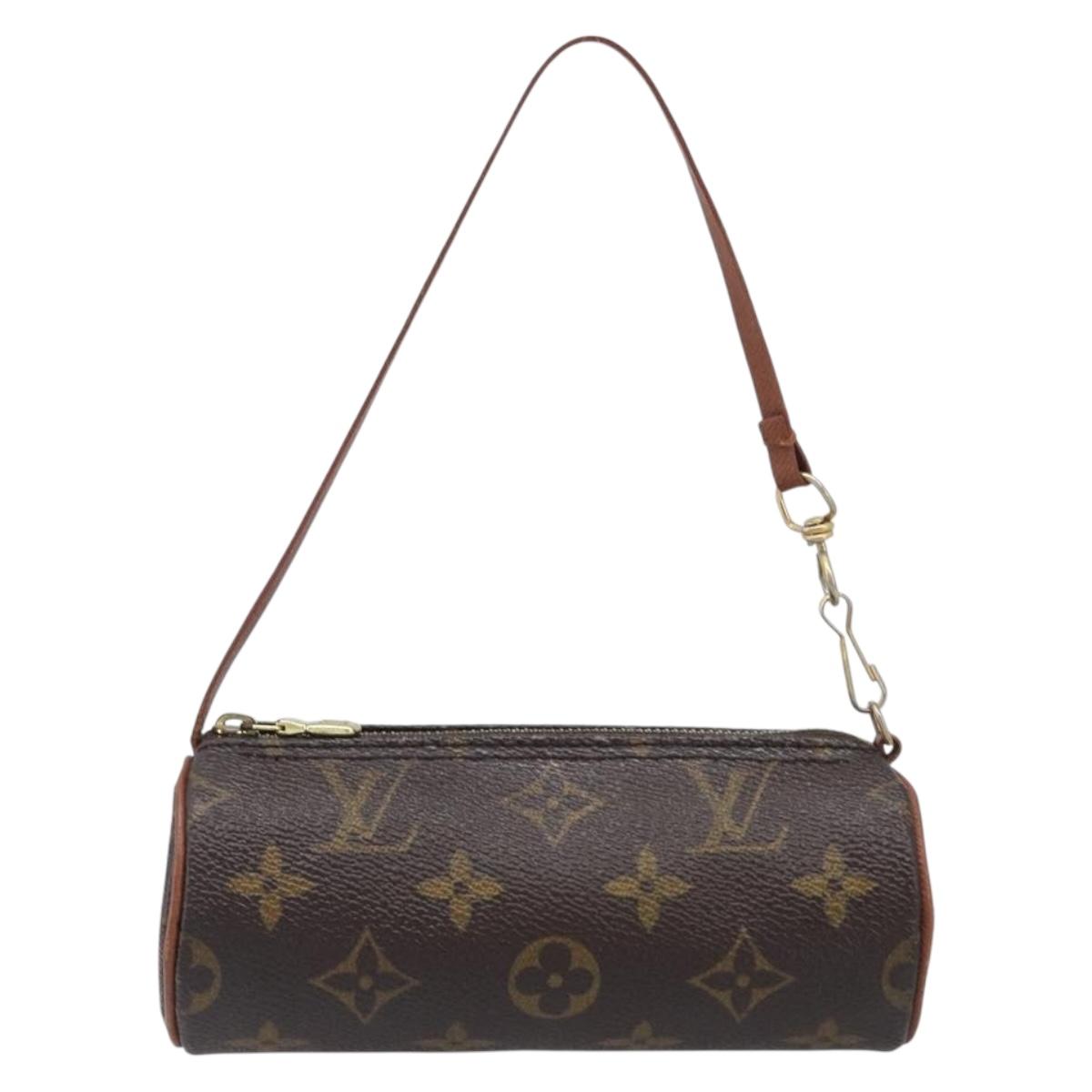 LOUIS VUITTON Monogram Papillon Pouch LV Auth 202270