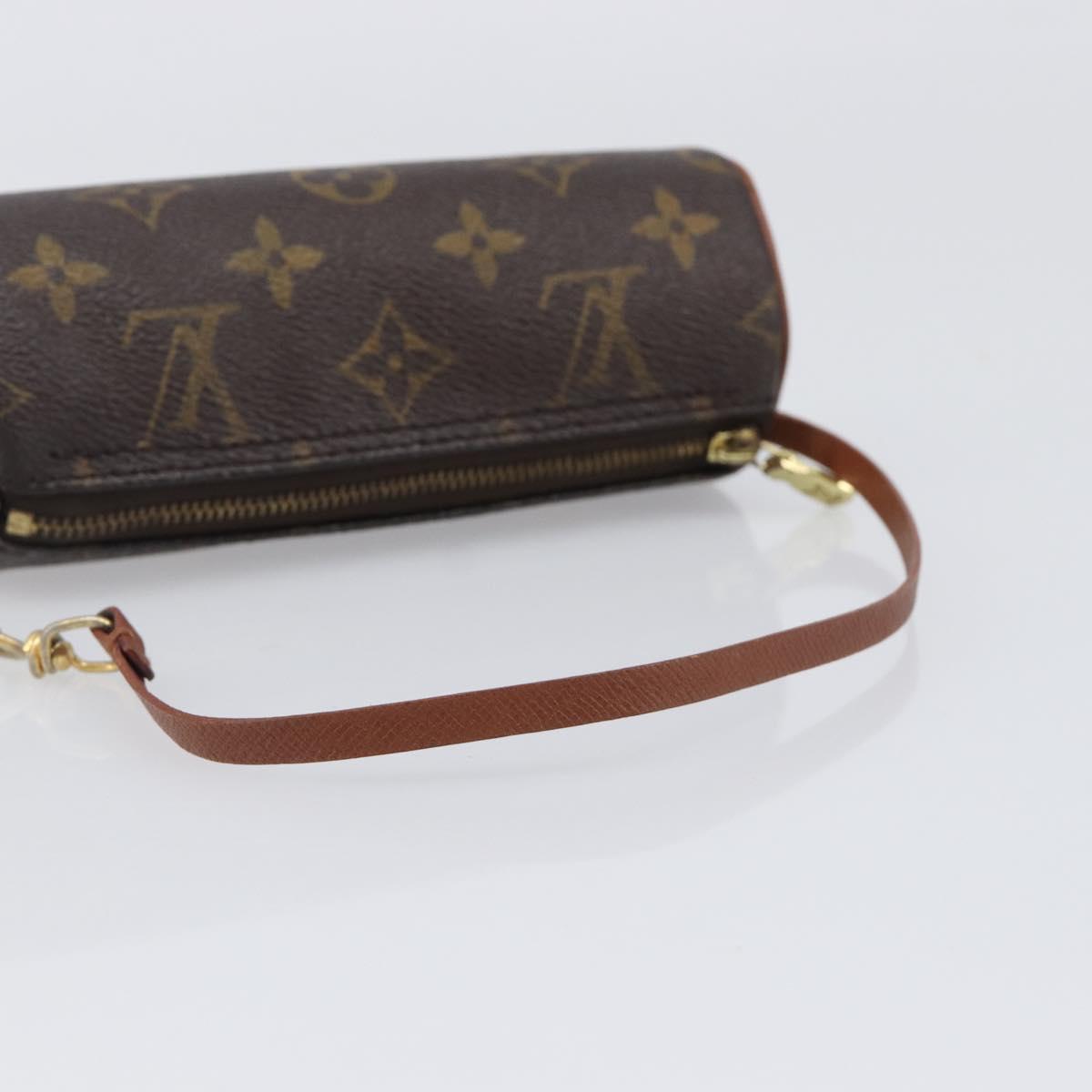 LOUIS VUITTON Monogram Papillon Pouch LV Auth 202270