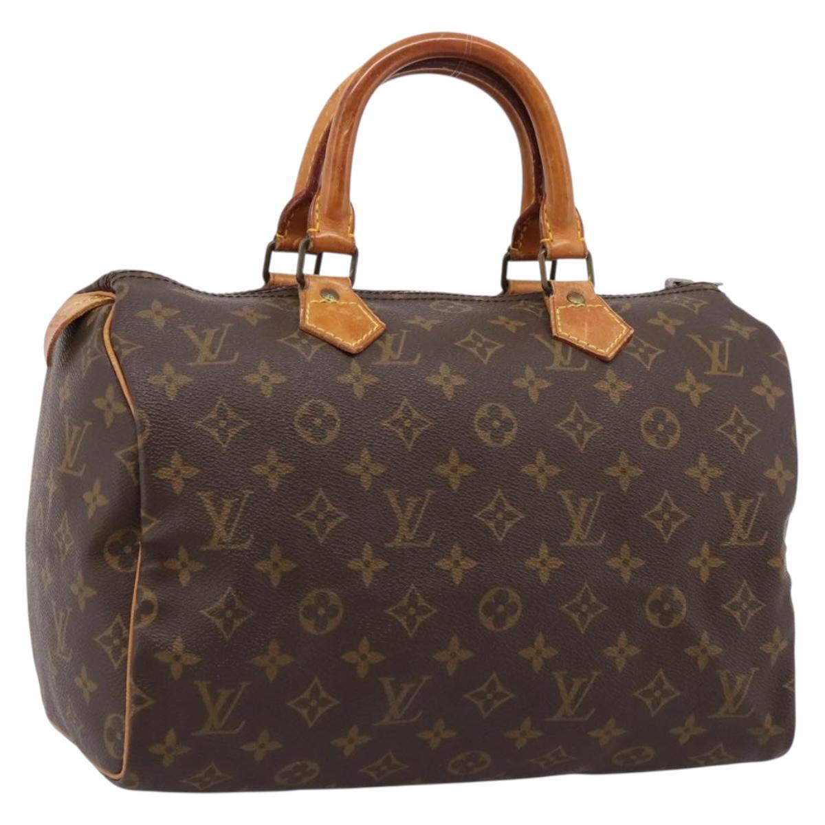 LOUIS VUITTON Monogram Speedy 30 Hand Bag M41526 LV Auth 202282A