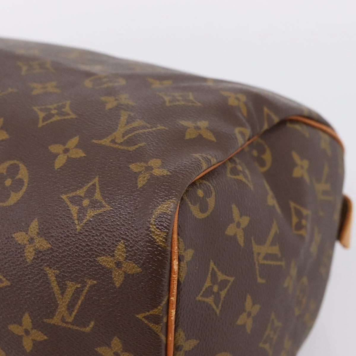 LOUIS VUITTON Monogram Speedy 30 Hand Bag M41526 LV Auth 202282A