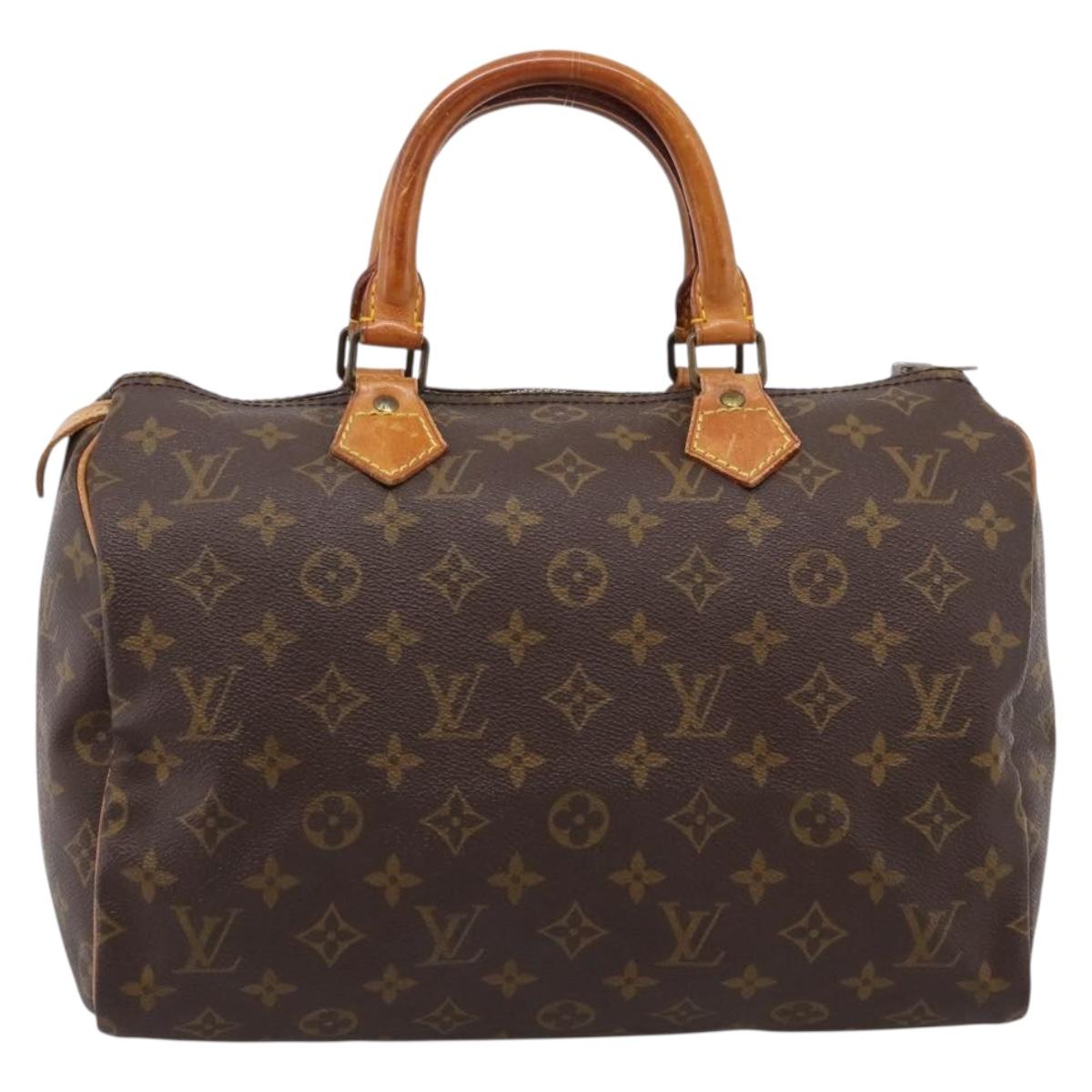 LOUIS VUITTON Monogram Speedy 30 Hand Bag M41526 LV Auth 202282A