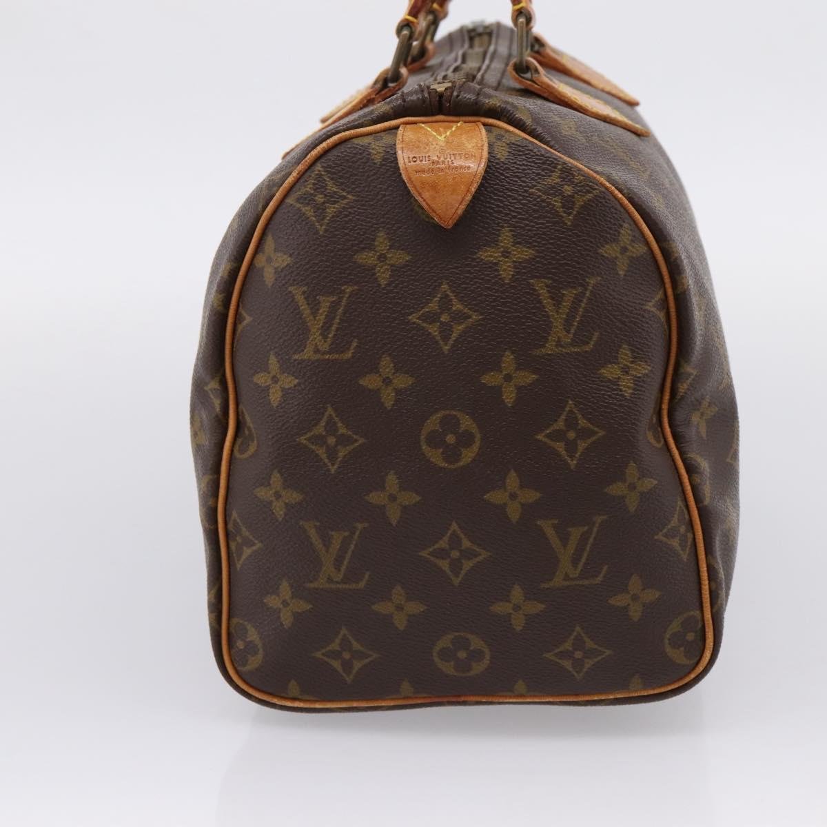LOUIS VUITTON Monogram Speedy 30 Hand Bag M41526 LV Auth 202282A