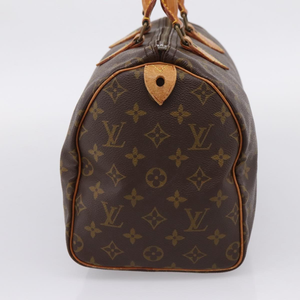 LOUIS VUITTON Monogram Speedy 30 Hand Bag M41526 LV Auth 202282A